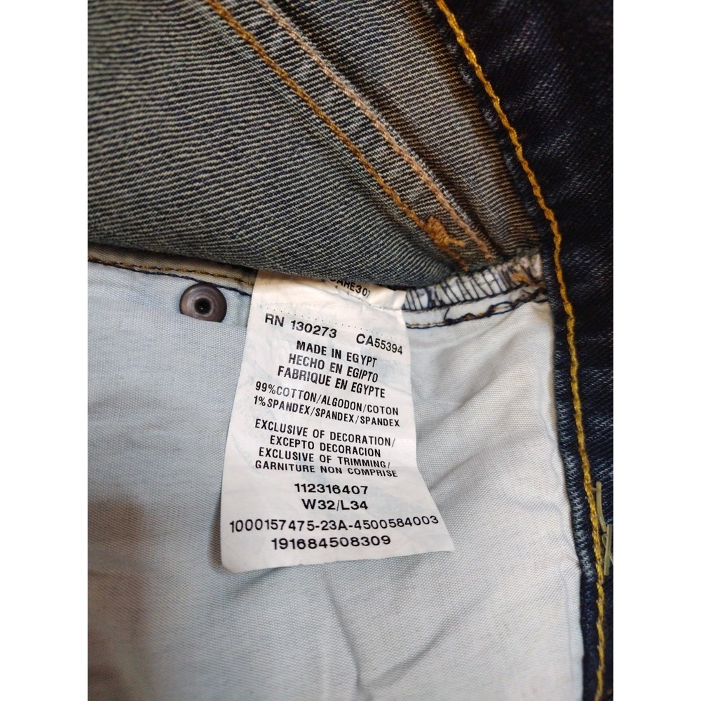 wrangler jeans relaxed boot Men W32 L34 Blue Denim - Picture 4 of 9